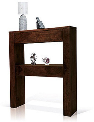 Ringabell Lower Shelve Solid Wood End Table(Finish Color - Mahogany & Teak)