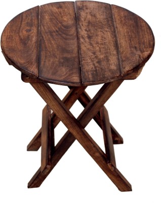 VAS Collection Home WAZV00209 Solid Wood Side Table(Finish Color - Brown) at flipkart