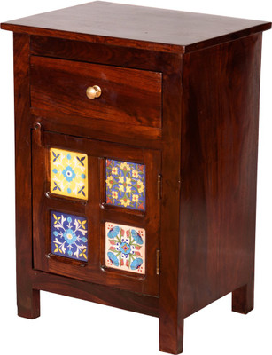 

Induscraft Solid Wood End Table(Finish Color - Brown)