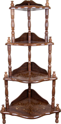 

MCT Solid Wood Corner Table(Finish Color - Coffee)