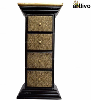 

Artlivo Metal Side Table(Finish Color - Golden)