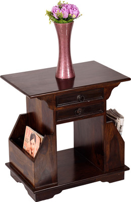 

Wood Dekor Solid Wood End Table(Finish Color - Brown)