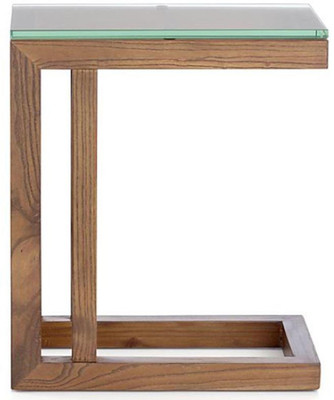 

WOOD CREATION Engineered Wood Side Table(Finish Color - Teak)