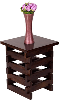 

Wood Dekor Solid Wood End Table(Finish Color - Brown)