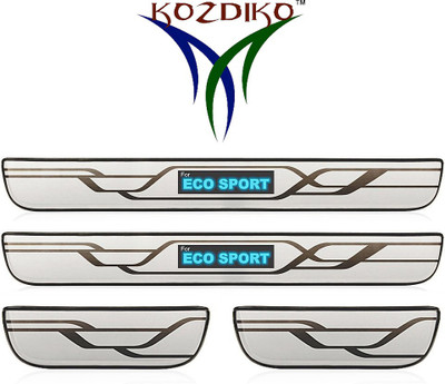 KOZDIKO Premium Quality Wireless 7mm Stainless Steel Led Scuff Plates Footsteps RMA31 Door Sill Plate