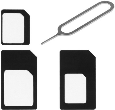 

CASVO 800005 Sim Card Adapter Nano to Micro to Regular Sim Adapter(Plastic)