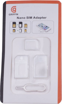

Griffin Premium Quality White Sim Adapter(Plastic)