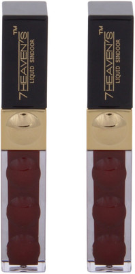 

7 Heaven's H 11 Maroon (Set of 2) Sindoor(Transparent)