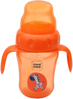 

MeeMee 2-in-1 Spout / Straw Silicone Training Cup(Orange)