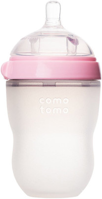 

Comotomo Natural Feel Baby Bottle - Single Pack Pink 8 oz - 250 ml(Pink)