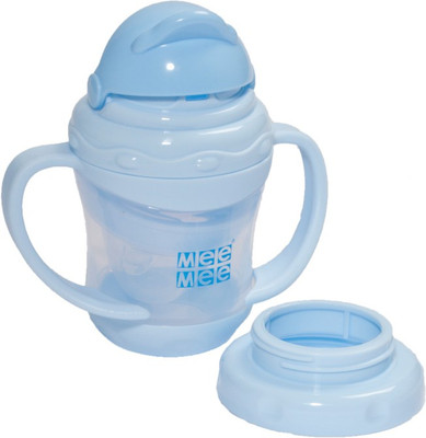 

MeeMee 2-in-1 Silicone Sipper(Blue)