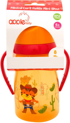 

Apple Baby Feeding Cup 2 Handle Hard Spout(Yellow)