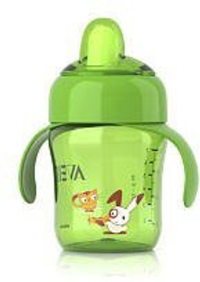 Philips Avent Soft Spout Cup With Handles(Green)