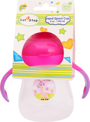 1st Step Hard Spout Cup 8oz/250ml(Pink)