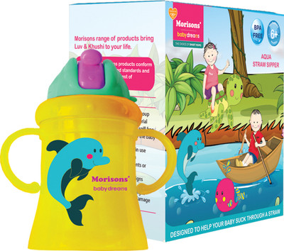 

Morisons Baby Dreams Aqua Straw Sipper(Yellow)