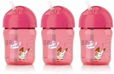 Philips Avent Straw Cup(Pink)