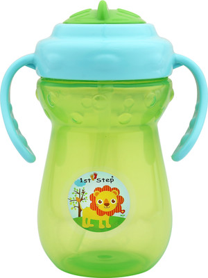 

1st Step 2 Handle Straw Sipper(Green)