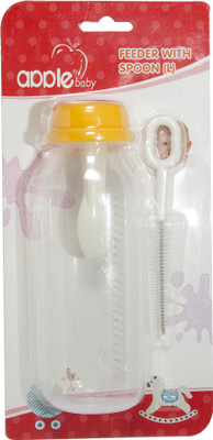 

Apple Baby Sipper Bottle With Spoon Large(Yellow)