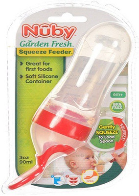 

Nuby Silicone Squeeze Feeder(Red)
