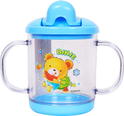 

Ole Baby Binie Teddy Mini Feeding BPA Free No Spill(Blue)