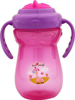 1st Step 2 Handle Straw Sipper(Pink)