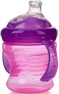 

Nuby Super Spout Grip N Sip Double Handle Cup(Multicolor)