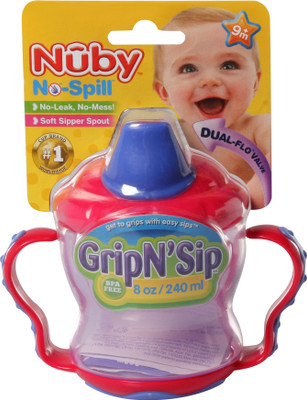 Nuby No-spill Grip N Sip Sipper Nuby No-spill Grip N Sip Sipper