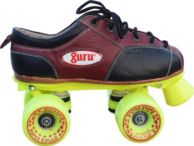 

Guru Fix Body Rollo Super Four Wheet Quad Roller Skates - Size 5 UK(Multicolor)
