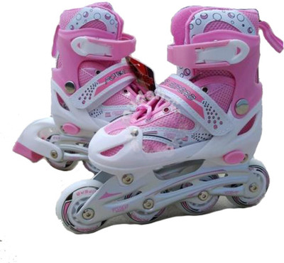 Power Superb Inline Roller In-line Skates - Size 5 UK(Pink)