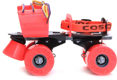 

Cosco Zoomer Sr. (19.5 - 26.5 cm) Age Group (8+ Years) Quad Roller Skates - Size Kids 12 - Adults 8 UK(Pink)