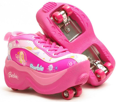 

Inline Sneaker Wheel Shoes for Kids In-line Skates - Size 11-12 UK(Pink)