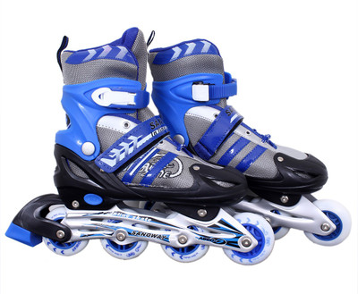 

Dezire inline adjustable skates In-line Skates - Size 5-7 UK(Black, Blue), Blue;black