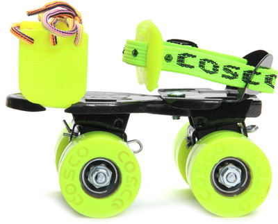 

Cosco Zoomer Jr. (16.5 - 19.5 cm) Age Group (3 - 6 Years) Quad Roller Skates - Size 8 - 11 UK(Green)