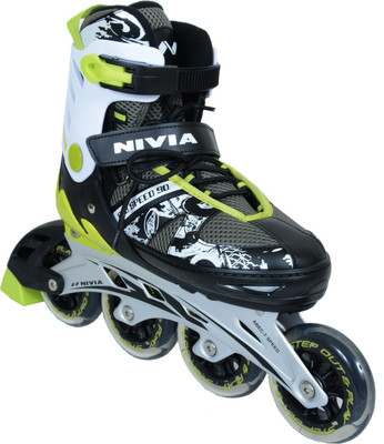 

Nivia Pro Speed 90 In-line Skates - Size 6-8 UK(Multicolor)