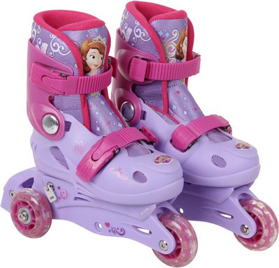 

Disney Skates 3wheels In-line Skates - Size 10-12 UK(Purple, White)