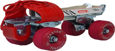 

Jonex Faster Tenacity Quad Roller Skates - Size 2.5-9.5 UK(Red)