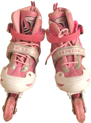 

Adraxx LED Wheels In-line Skates - Size 12.5-1.5 UK(Pink)