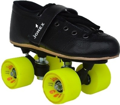 

Jonex Gold Quad Roller Skates - Size 1.5 UK(Black)