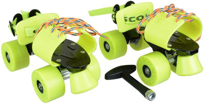 Cosco Zoomer Sr. (19.5 - 26.5 cm) Age Group (8+ Years) In-line Skates - Size Kids 12 - Adults 8 UK(Green)