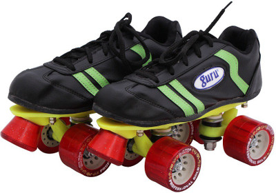 

Guru Gold Quad Roller Skates - Size 6 UK(Black)