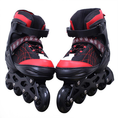 

Plyr shoe racer In-line Skates - Size 7-9 UK(Black, Red)