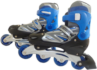 

Power Superb Adustable Shoe Roller In-line Skates - Size 6 UK(Blue)