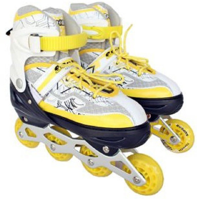 

Dezire KKONEX In-line Skates - Size 7-9 UK(White, Yellow)