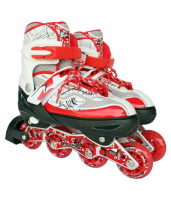 Dezire Roller Skates In-line Skates - Size 7-9 UK(Red, White), White;red