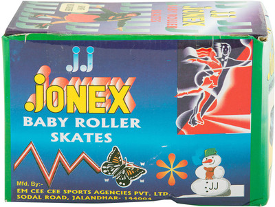 

Jonex Baby Quad Roller Skates - Size 12 - 16 US(Red)