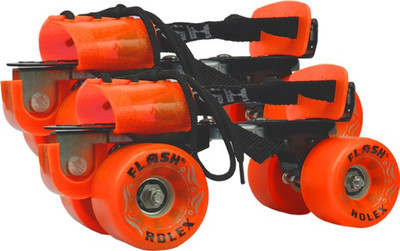 

Flash ROLEX Quad Roller Skates - Size 4-7 UK(Red)