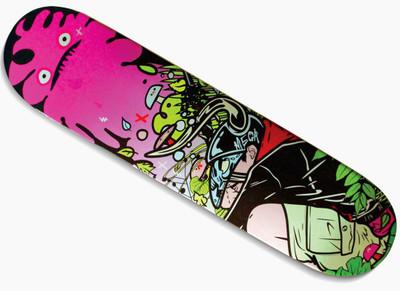 

Shophills ssm-2 5.91 inch x 3.54 inch Skateboard(Multicolor, Pack of 1)
