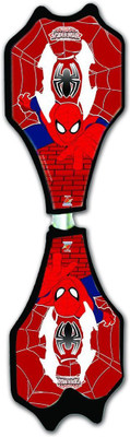 

Disney Spiderman 11 inch x 6 inch Skateboard(Red, Pack of 1)