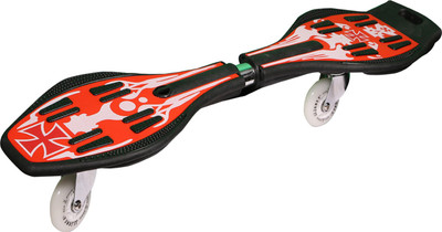 

JJ Jonex Cool Snake Board 9 inch x 34.5 inch Skateboard(Red, Black, Pack of 1)