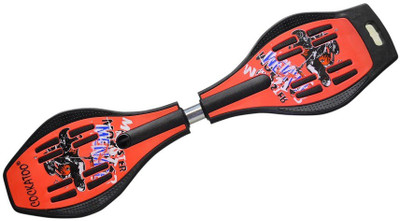 

COCKATOO Snake 9 inch x 34 inch Skateboard(Red, Pack of 1), Red;black